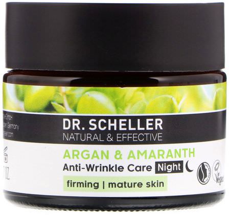Dr. Scheller Night Moisturizers Creams Argan Oil - Arganolja, Nattfuktare, Krämer, Ansiktsfuktare