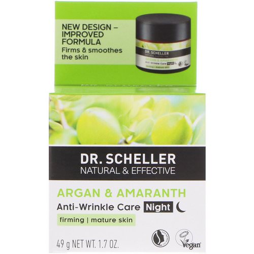Dr. Scheller, Anti-Wrinkle Care, Night, Argan & Amaranth, 1.7 oz (49 g) Review