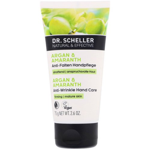 Dr. Scheller, Argan & Amaranth Anti-Wrinkle Hand Care, 2.6 oz (75 g) Review