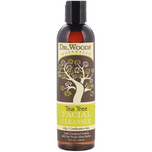 Dr. Woods, Facial Cleanser, Tea Tree, 8 fl oz (236 ml) Review