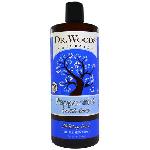 Dr. Woods, Peppermint Castile Soap, 32 fl oz (946 ml) Review