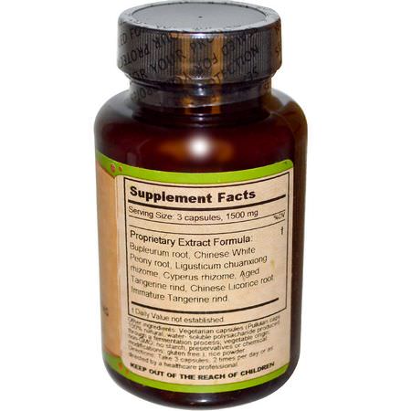 Bupleurum, Örter, Homeopati, Örter: Dragon Herbs, Bupleurum & Cyperus, 500 mg, 100 Veggie Caps