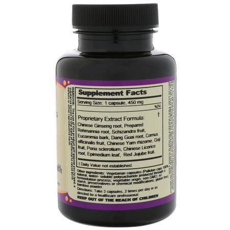 Örter, Homeopati, Örter: Dragon Herbs, Endocrine Health, 450 mg, 100 Vegetarian Capsules