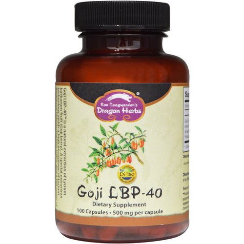 Dragon Herbs, Goji LBP-40, 500 mg, 100 Capsules Review