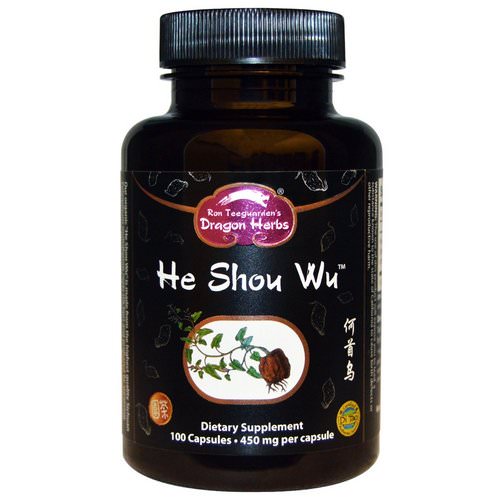 Dragon Herbs, He Shou Wu, 450 mg, 100 Capsules Review