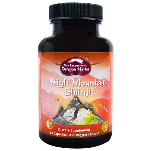 Dragon Herbs, High Mountain Shilajit, 450 mg, 60 Capsules Review