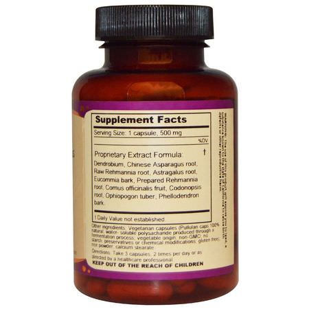 Örter, Homeopati, Örter: Dragon Herbs, Jing, 500 mg, 100 Veggie Caps