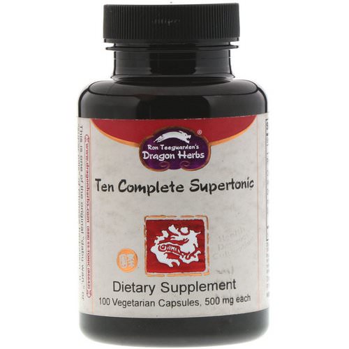 Dragon Herbs, Ten Complete Supertonic, 500 mg, 100 Vegetarian Capsules Review