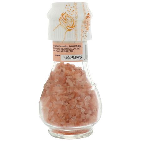 Himalaya Rosa Salt, Kryddor, Örter: Drogheria & Alimentari, All Natural Pink Himalayan Salt Mill, 3.18 oz (90 g)