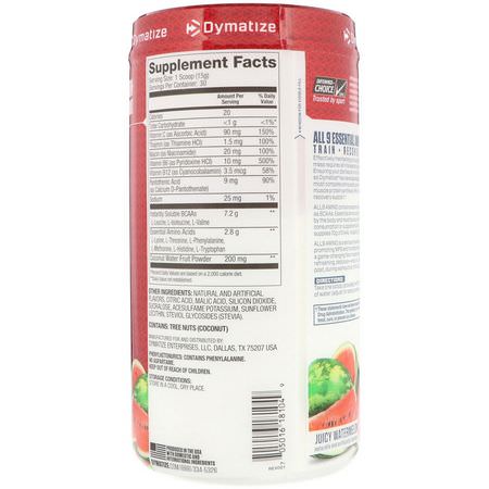 Aminosyror, Kosttillskott: Dymatize Nutrition, All 9 Amino, Juicy Watermelon, 15.87 oz (450 g)