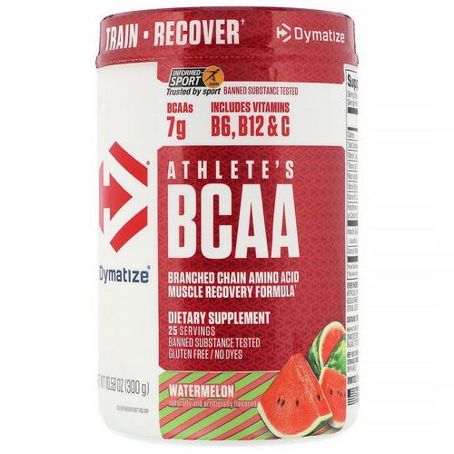 Dymatize Nutrition, Athlete's BCAA, Watermelon, 10.58 oz (300 g) Review
