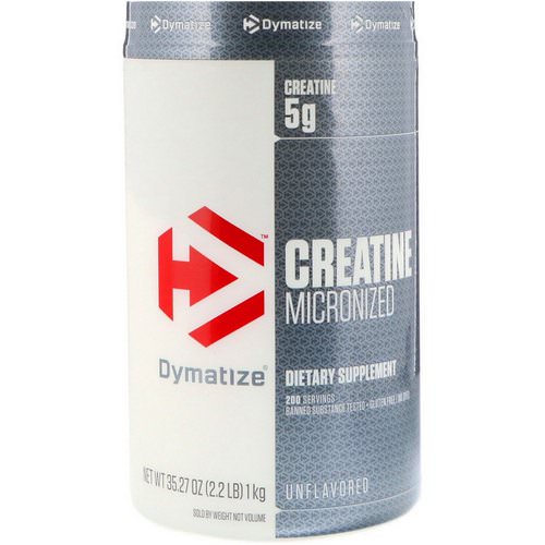 Dymatize Nutrition, Creatine Micronized, Unflavored, 2.2 lb (1 kg) Review
