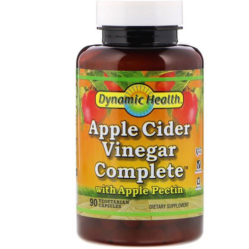 Dynamic Health Laboratories, Apple Cider Vinegar Complete, 90 Vegetarian Capsules Review