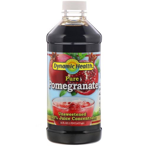 Dynamic Health Laboratories, Pure Pomegranate, 100% Juice Concentrate, Unsweetened, 16 fl oz (473 ml) Review