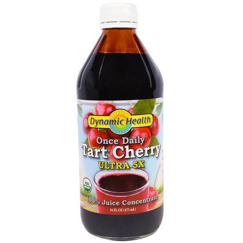 Dynamic Health Laboratories, Once Daily Tart Cherry, Ultra 5X, 100% Juice Concentrate, 16 fl oz (473 ml) Review