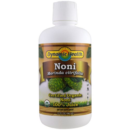 Dynamic Health Laboratories, Organic Certified Noni, 100% Juice, 32 fl oz (946 ml) Review