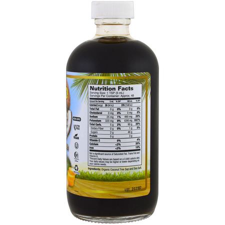 Coconut Aminos, Marinader, Såser: Dynamic Health Laboratories, Organic Coconut Aminos, Seasoning Sauce, 8 fl oz (237 ml)