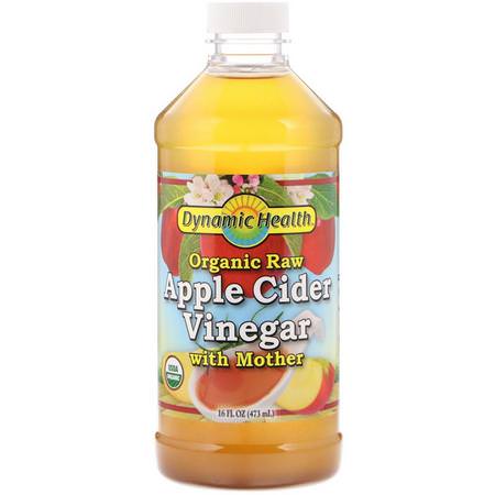 Dynamic Health Apple Cider Vinegar Grocery - Äppelcidervinäger, Vinrankor, Oljor