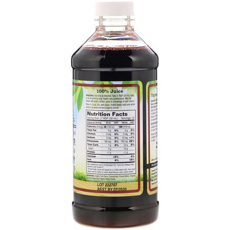 Curcumin, Gurkmeja, Antioxidanter, Kosttillskott: Dynamic Health Laboratories, Tart Cherry Turmeric & Ginger Tonic, 16 fl oz (473 ml)
