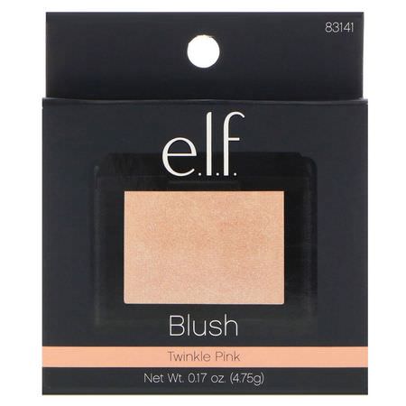 Blush, Cheeks, Makeup, Beauty: E.L.F, Blush, Twinkle Pink, 0.17 oz (4.75 g)