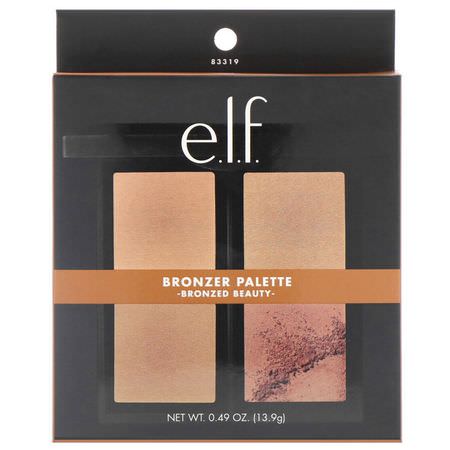 Makeuppaletter, Bronzer, Kinder, Makeup: E.L.F, Bronzer Palette, Bronze Beauty, 0.49 oz (13.9 g)