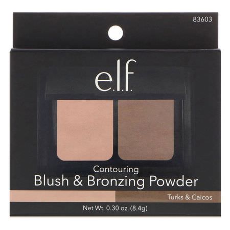 Bronzer, Rodnad, Kinder, Makeup: E.L.F, Contouring Blush & Bronzing Powder, Turks & Caicos, 0.30 oz (8.4 g)