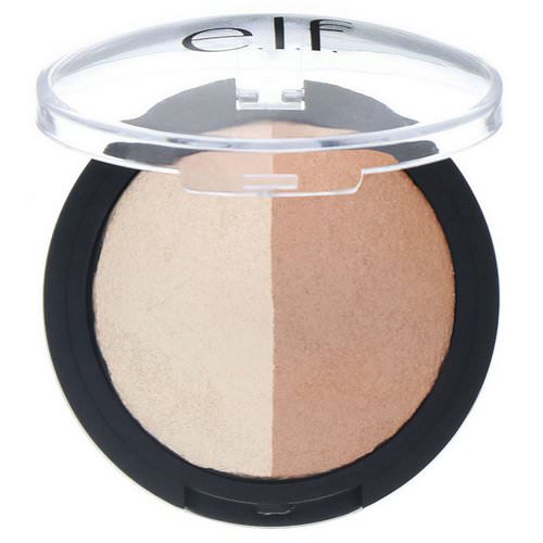 E.L.F, Baked Highlighter & Bronzer, Bronzed Glow, 0.183 oz (5.2 g) Review