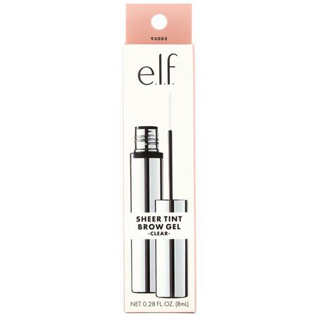 Gels, Brow Pencils, Eyes, Makeup: E.L.F, Beautifully Bare Sheer Tint Brow Gel, Clear, 0.27 fl oz (8 ml)