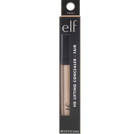 Liquid Concealer, Face, Makeup, Beauty: E.L.F, HD Lifting Concealer, Fair, 0.22 fl oz (6.5 ml)