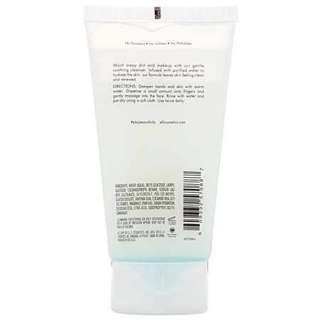 Rengöringsmedel, Ansikts Tvätt, Skrubba, Ton: E.L.F, Daily Face Cleanser, 5 fl oz (150 ml)
