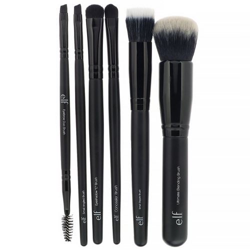 E.L.F, Flawless Face Kit, 6 Piece Brush Collection Review