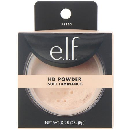 Löst Pulver, Ansikte, Smink, Skönhet: E.L.F, HD Powder, Soft Luminance, 0.28 oz (8 g)