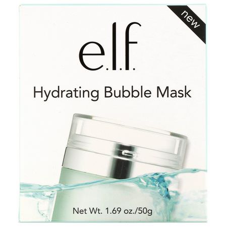 Hydrating Masks, Peels, Face Masks, Beauty: E.L.F, Hydrating Bubble Mask, 1.69 oz (50 g)