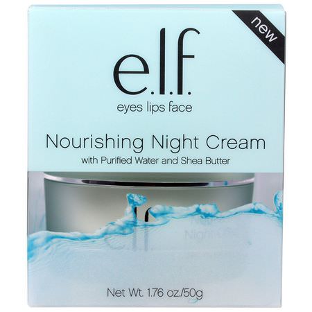 Nattfuktare, Krämer, Ansiktsfuktare, Skönhet: E.L.F, Nourishing Night Cream, 1.76 oz (50 g)