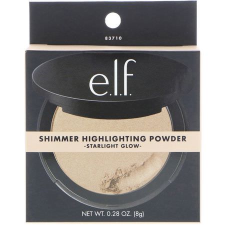 Highlighter, Kinder, Makeup, Skönhet: E.L.F, Shimmer Highlighting Powder, Starlight Glow, 0.28 oz (8 g)