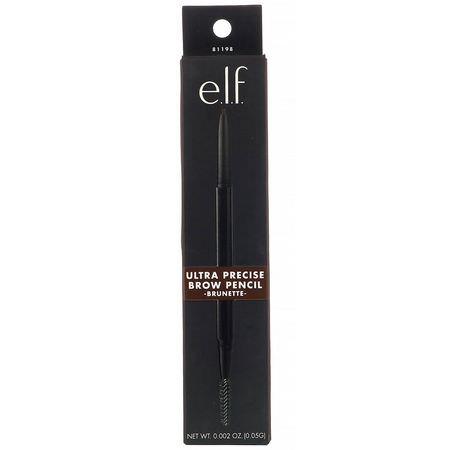 Gels, Brow Pencils, Eyes, Makeup: E.L.F, Ultra Precise Brow Pencil, Brunette, 0.002 oz (0.05 g)