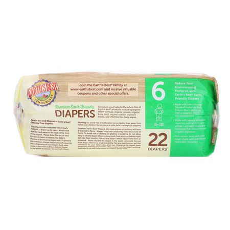 Earth's Best Disposable Diapers - Engångsblöjor, Blöjor, Barn