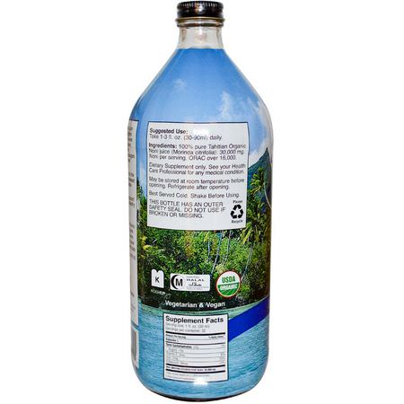 Noni, Homeopati, Örter: Earth's Bounty, Tahitian Organic Noni Juice, 32 fl oz (946 ml)