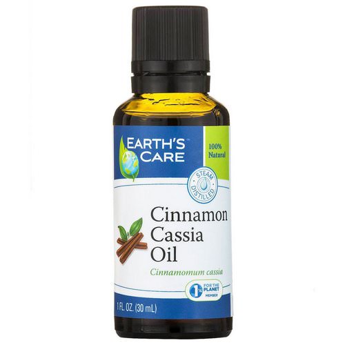 Earth's Care, Cinnamon Cassia Oil, 100% Natural, 1 fl oz (30 ml) Review
