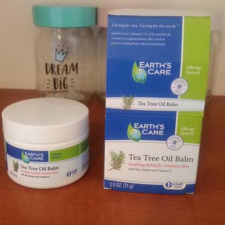 Earth's Care Tea Tree Oil Topicals Skin Treatment - Hudbehandling, Teaträdoljeaktikaler, Massageoljor, Kropp