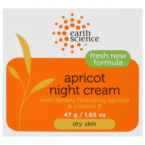 Earth Science, Apricot Night Cream, 1.65 oz (47 g) Review