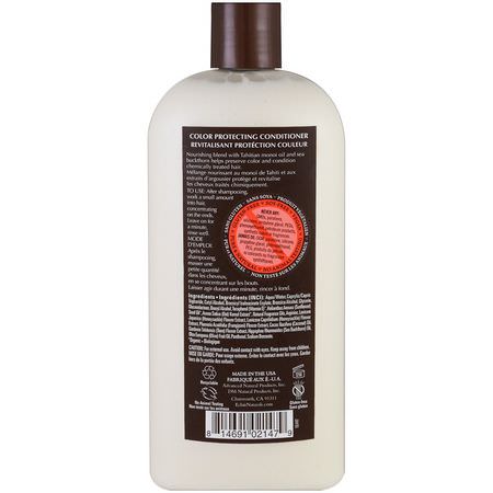 Balsam, Hårvård, Bad: Eclair Naturals, Color Protecting Conditioner, Mango, 12 fl oz (355 ml)
