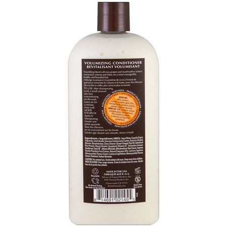 Balsam, Hårvård, Bad: Eclair Naturals, Volumizing Conditioner, Vanilla & Sweet Orange, 12 fl oz (355 ml)