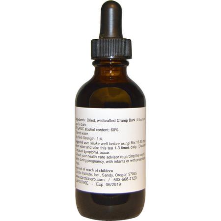 Krampbark, Homeopati, Örter: Eclectic Institute, Cramp Bark, 2 fl oz (60 ml)