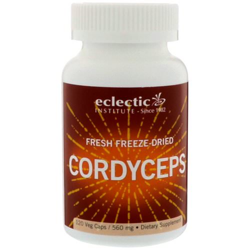 Eclectic Institute, Fresh Freeze-Dried Cordyceps, 560 mg, 120 Veg Caps Review