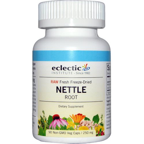 Eclectic Institute, Nettle Root, Raw, 250 mg, 90 Non-GMO Veggie Caps Review