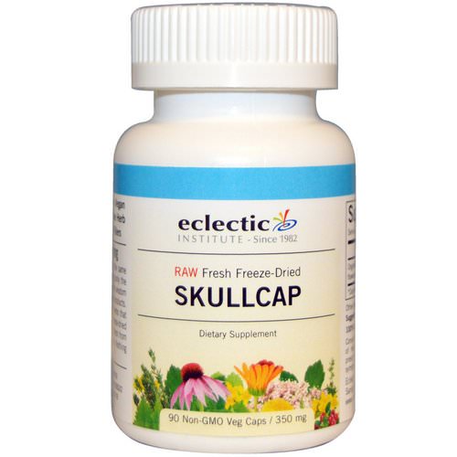 Eclectic Institute, Skullcap, 350 mg, 90 Non-GMO Veggie Caps Review