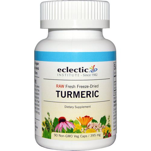 Eclectic Institute, Turmeric, 395 mg, 90 Non-GMO Veggie Caps Review