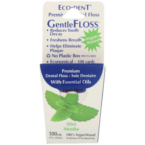 Eco-Dent, GentleFloss, Mint, 100 yds (91.44 m) Review