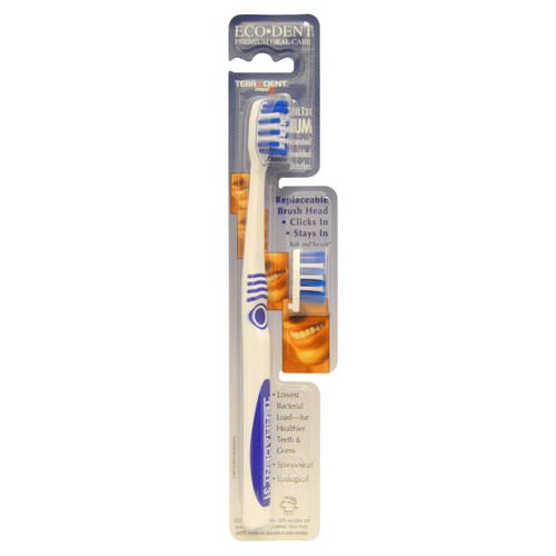 Eco-Dent, Terradent Med5, Adult 31, Medium, 1 Toothbrush, 1 Spare Brush Head Review
